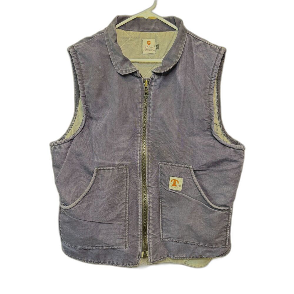 Tyndale FR Vest Mens L Flame Resistant Heavyweight Work Wear